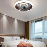 Circular Halo Ceiling Fan with Light