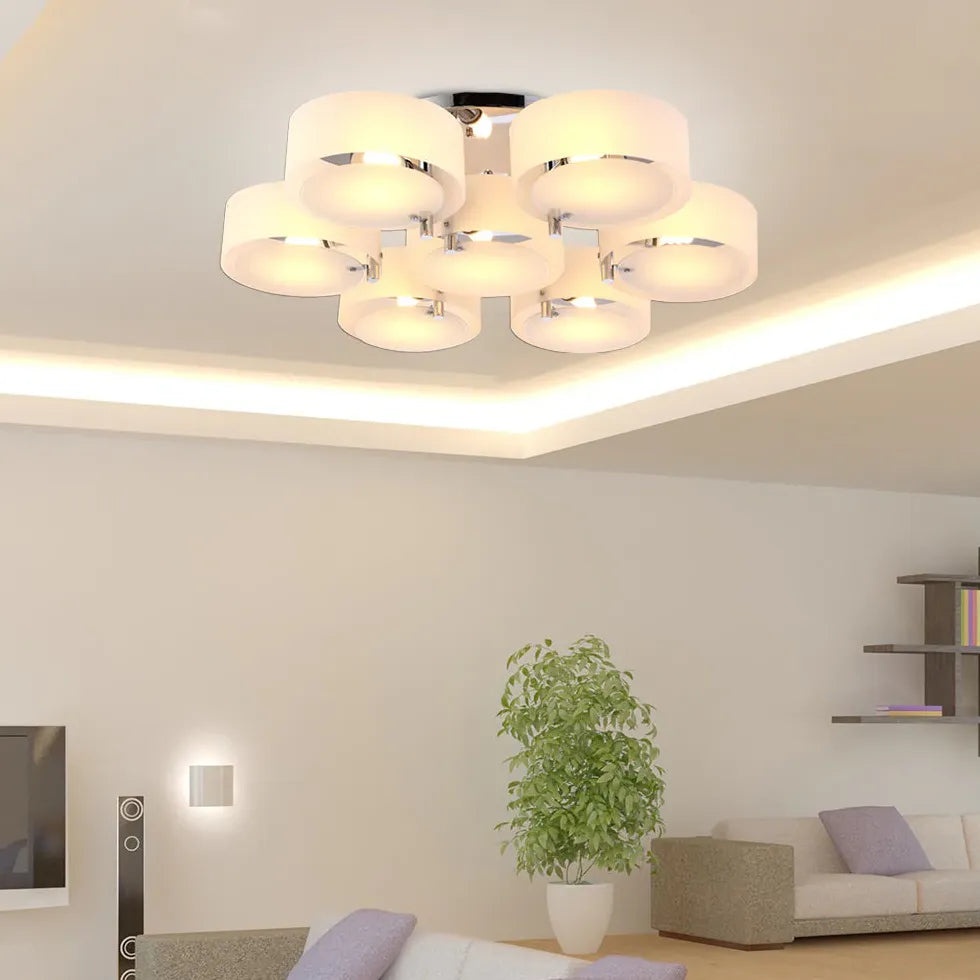 Round Petals LED Modern Flush Ceiling Lights