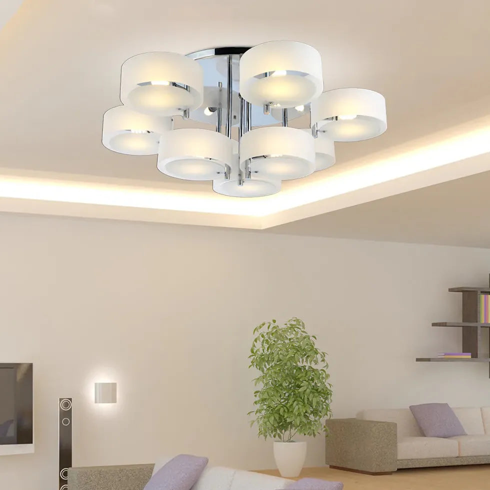 Round Petals LED Modern Flush Ceiling Lights