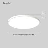 Slim Round Bathroom Flush Ceiling Lights