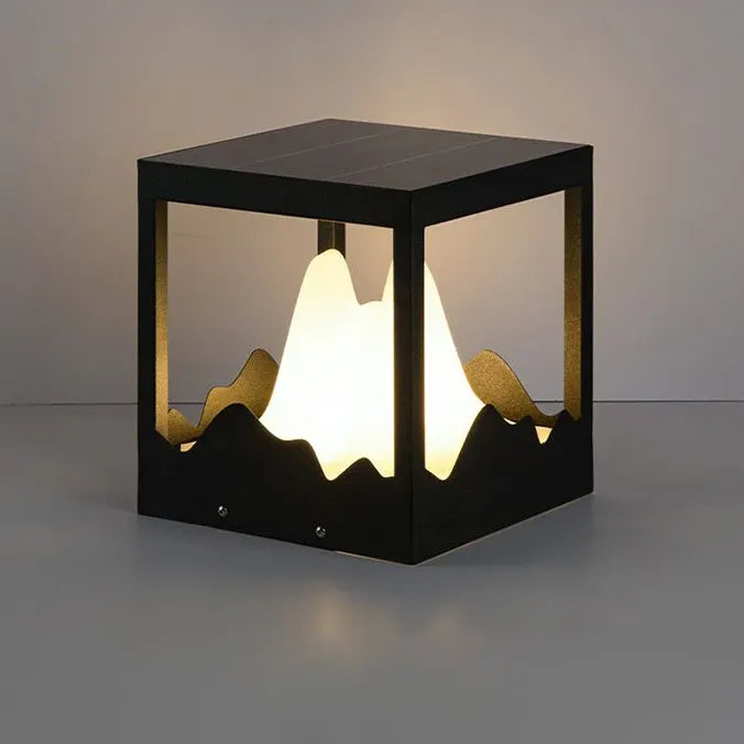 Mountain Peak shaped Outdoor Pillar Lights