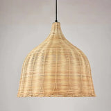 Natural Barrel Kitchen Rattan Pendant Light