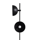 Black Hemispherical Minimalist Modern Floor Lamp