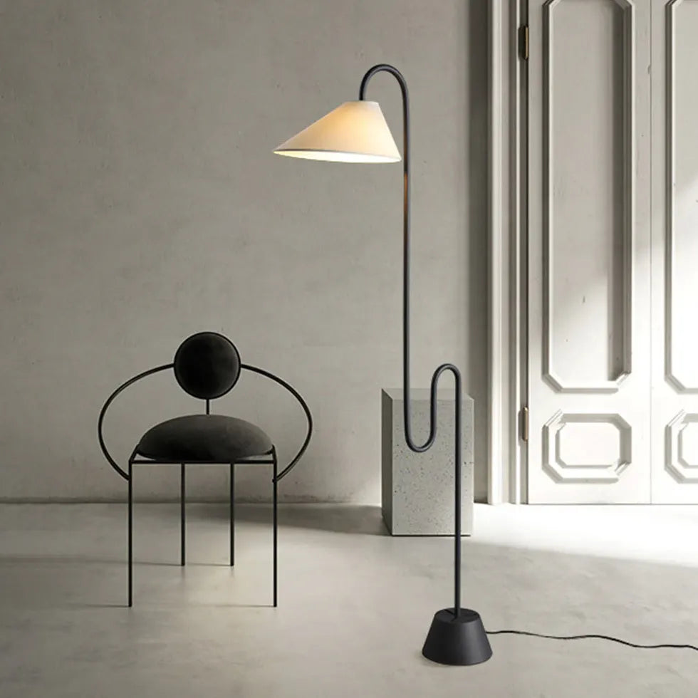 Cone Curved Modern Minimalist Floor Lamp