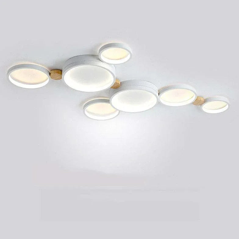 Green Plane LED Modern Flush Ceiling Lights