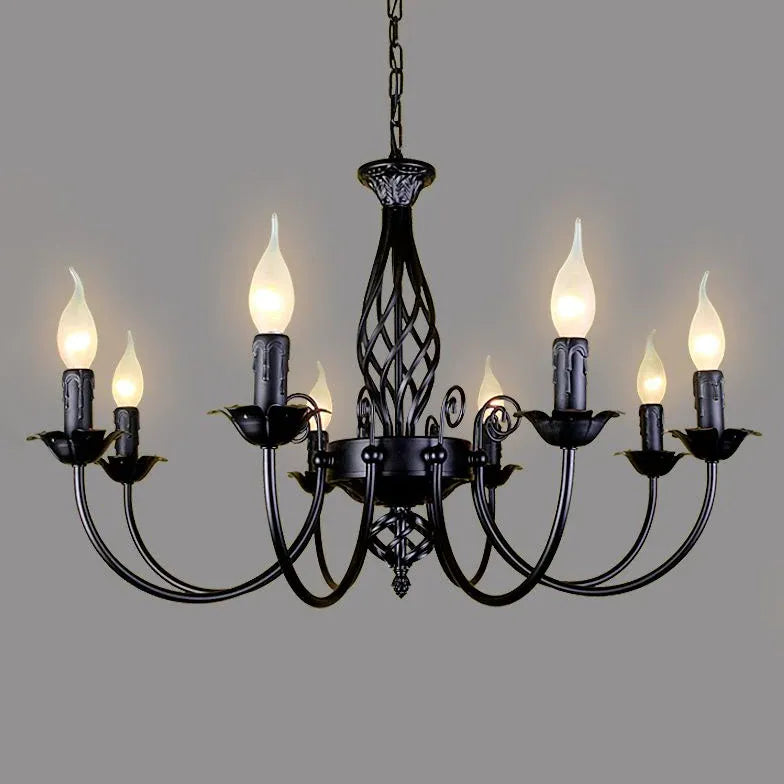 Vintage Style Candelabra Chandelier for Dining Room