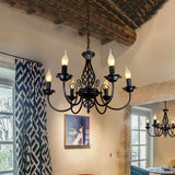 Vintage Style Candelabra Chandelier for Dining Room