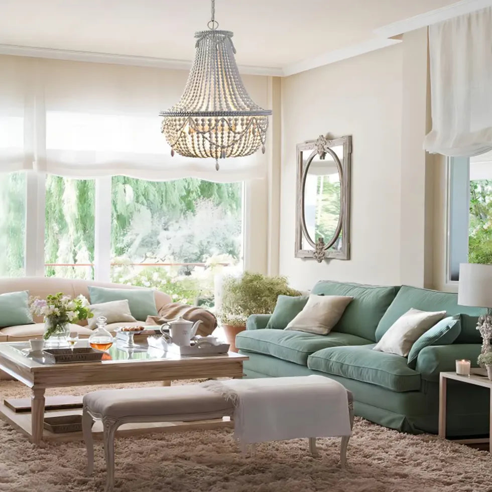 Beaded Design Classic Luxury Pendant Light