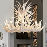 Natural Sculpture White Modern Chandelier