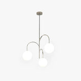 Three-Head Glass Ball Minimalist Pendant Light