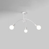 White Multi-Bulb Entwined Ceiling Light