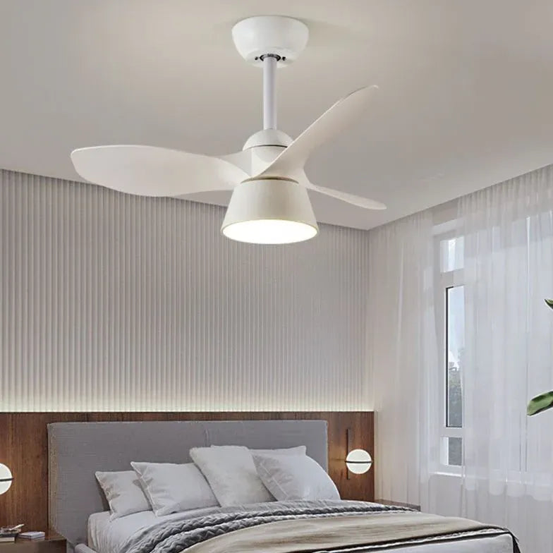 Three-Blade Minimalist Ceiling Fan with Light