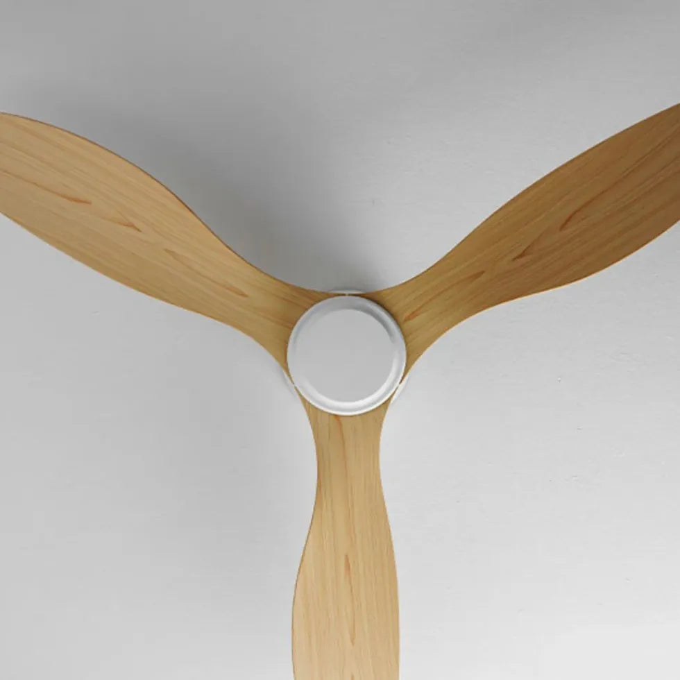 Three-Blade Streamlined Ceiling Fan with Light